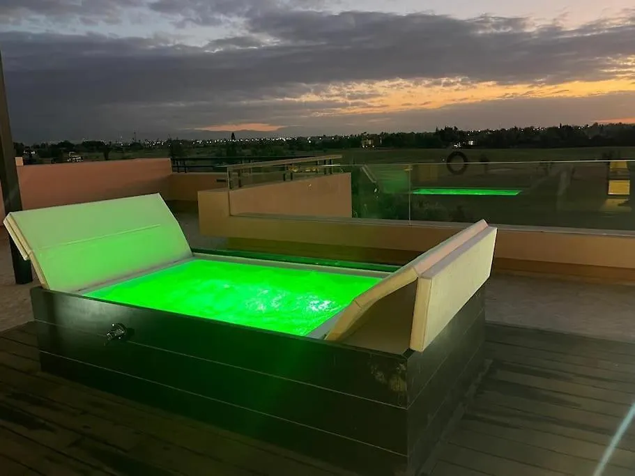Hm50 L Villa En Front De Golf Piscine & Jacuzzi Marrakesh Morocco
