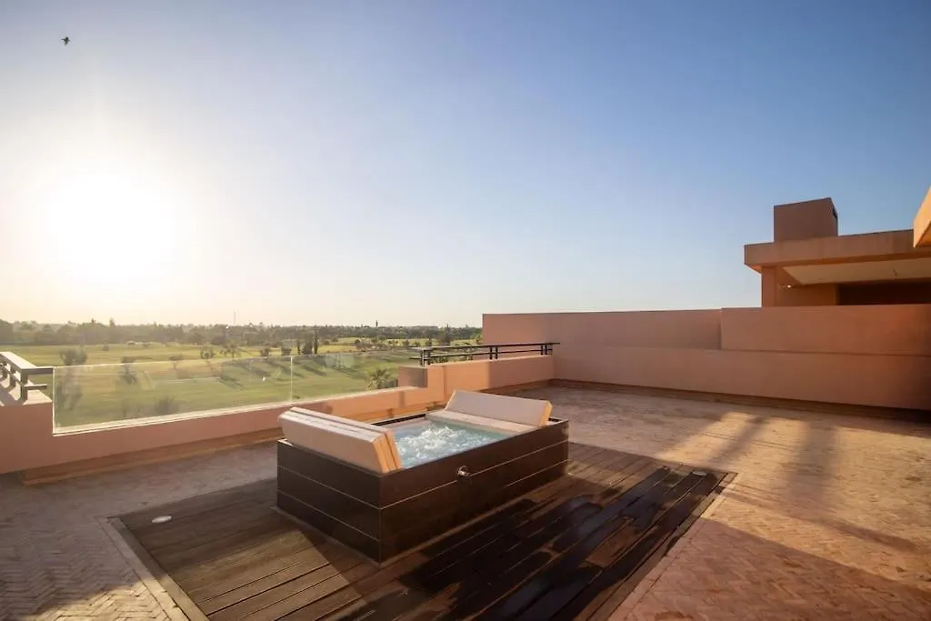 Hm50 L Villa En Front De Golf Piscine & Jacuzzi Marrakesh