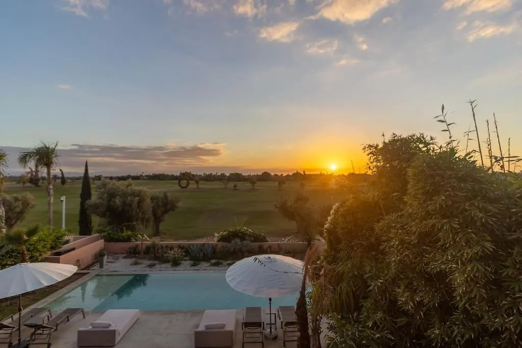 Hm50 L Villa En Front De Golf Piscine & Jacuzzi Marrakesh Morocco