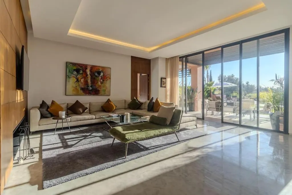 Hm50 L Villa En Front De Golf Piscine & Jacuzzi Marrakesh