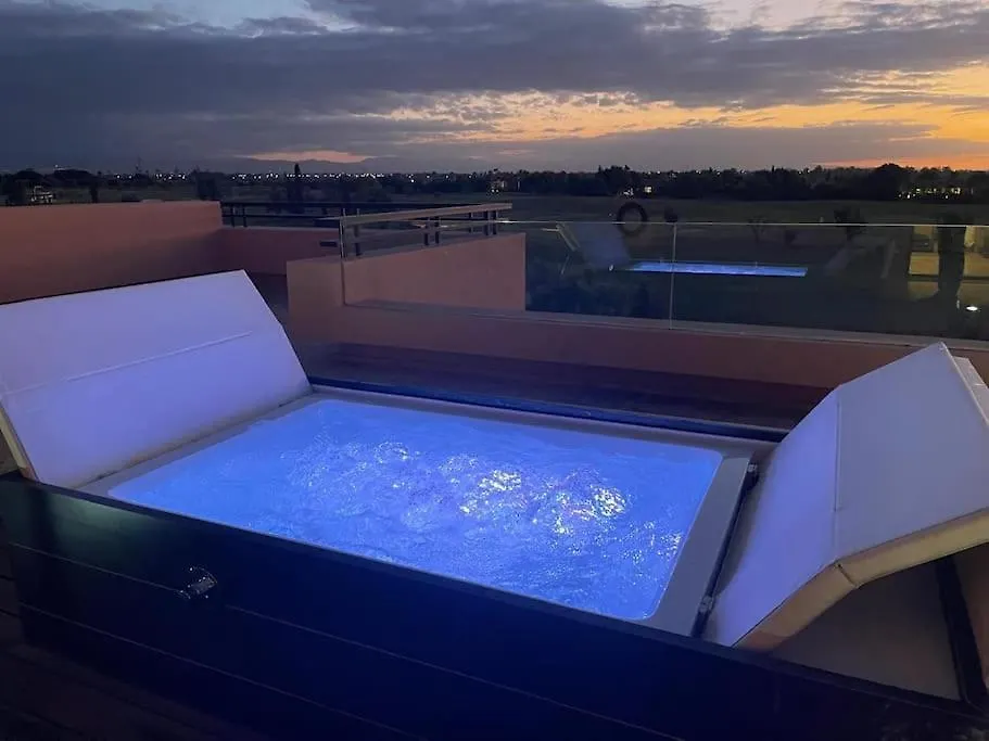Hm50 L Villa En Front De Golf Piscine & Jacuzzi Marakéš