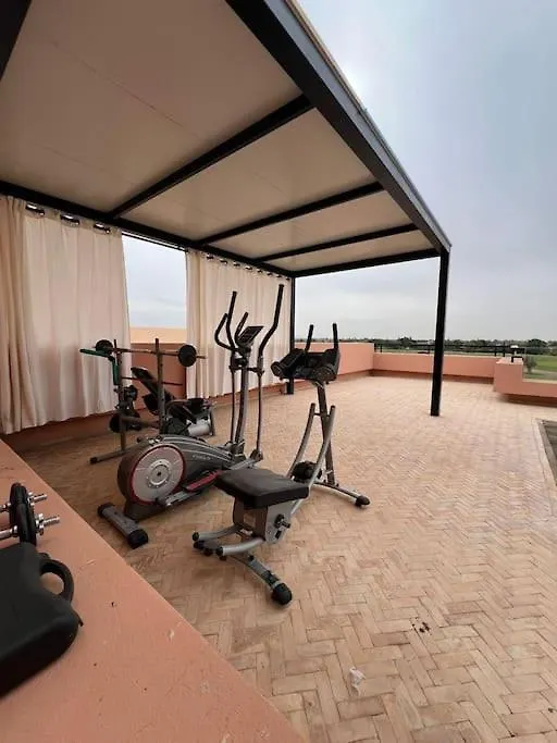 Hm50 L Villa En Front De Golf Piscine & Jacuzzi Marakéš Maroko