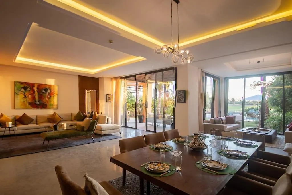 Hm50 L Villa En Front De Golf Piscine & Jacuzzi Marakéš Maroko